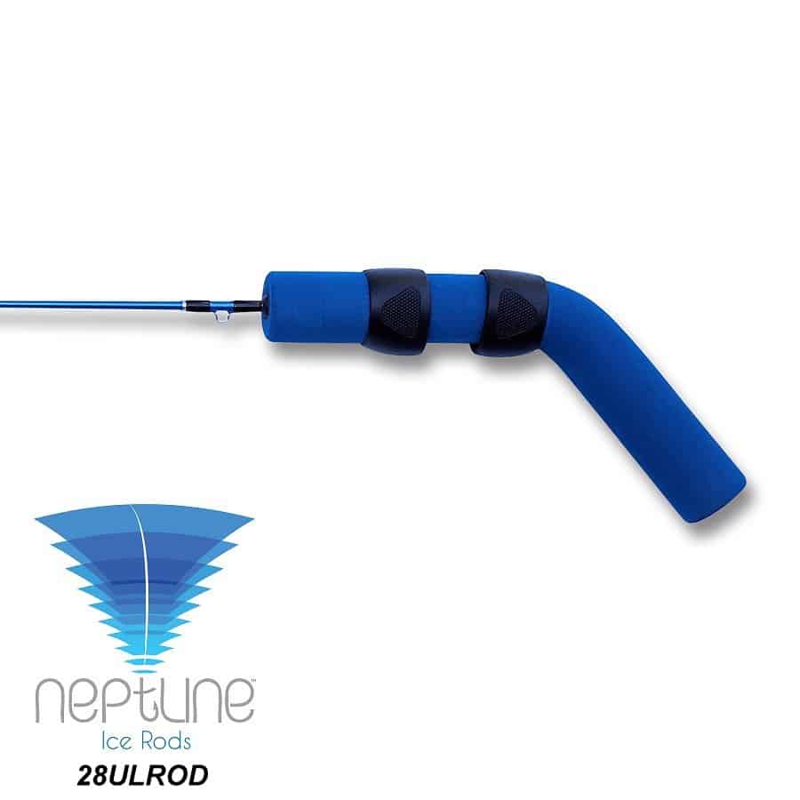 Neptune Ice Rods - Curved Handle - Custom Ice Fishing Rods